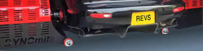 Photo of our Dyno rolling road